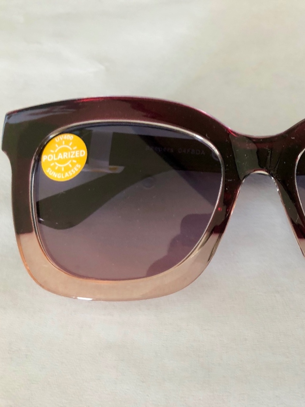 New Peepers Cherry‎ Blush Cabana Polarized Sunglasses